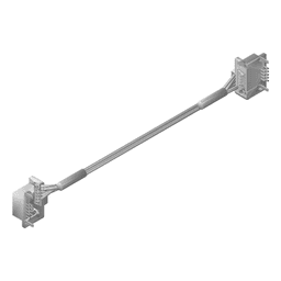 ESX Cable Assembly 2C DB9M-DB9M 6-wire dual-shrink 0.25m