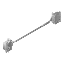 ESX Cable Assembly 2C Straight DB9M-DB9F 3-wire 0.2m