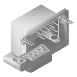 ESX D-Sub Connector DB9 Male Solder Cup