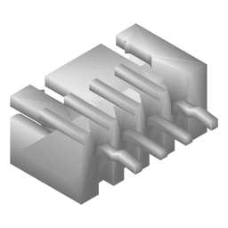 JST XH B4B-XH-A Header 1×04 P2.50 mm Vertical